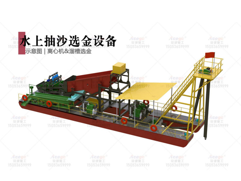 富集機(jī)版水上沙金設(shè)備